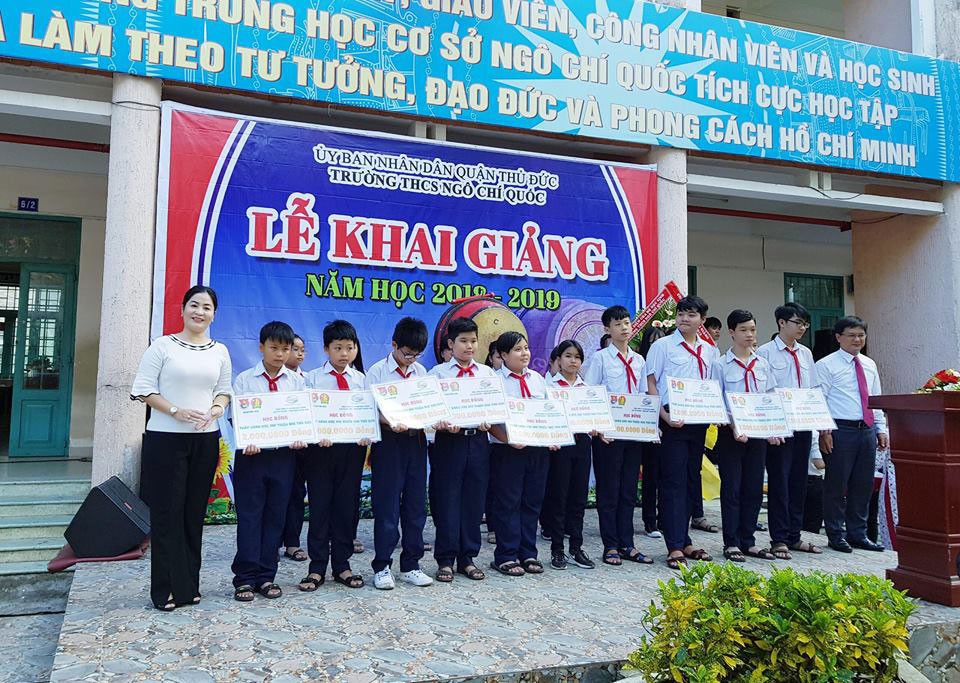 SAMCO trao học bổng cho học sinh nghèo, hiếu học