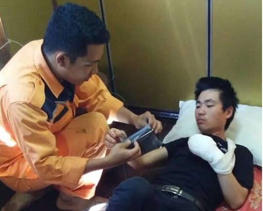 Khẩn cấp đưa tàu ra khơi cứu nạn thủy thủ Trung Quốc trong đêm - Ảnh 3.