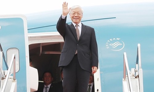 Tổng Bí thư Nguyễn Phú Trọng lên đường thăm Nga