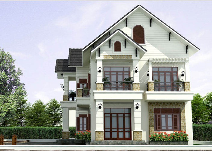 10 mẫu biệt thự hiện đại phổ biến nhất hiện nay - Ảnh 9.