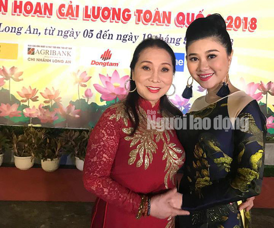 NSƯT Quế Trân gây tranh cãi khi ngồi ghế nóng Liên hoan cải lương toàn quốc - Ảnh 1.