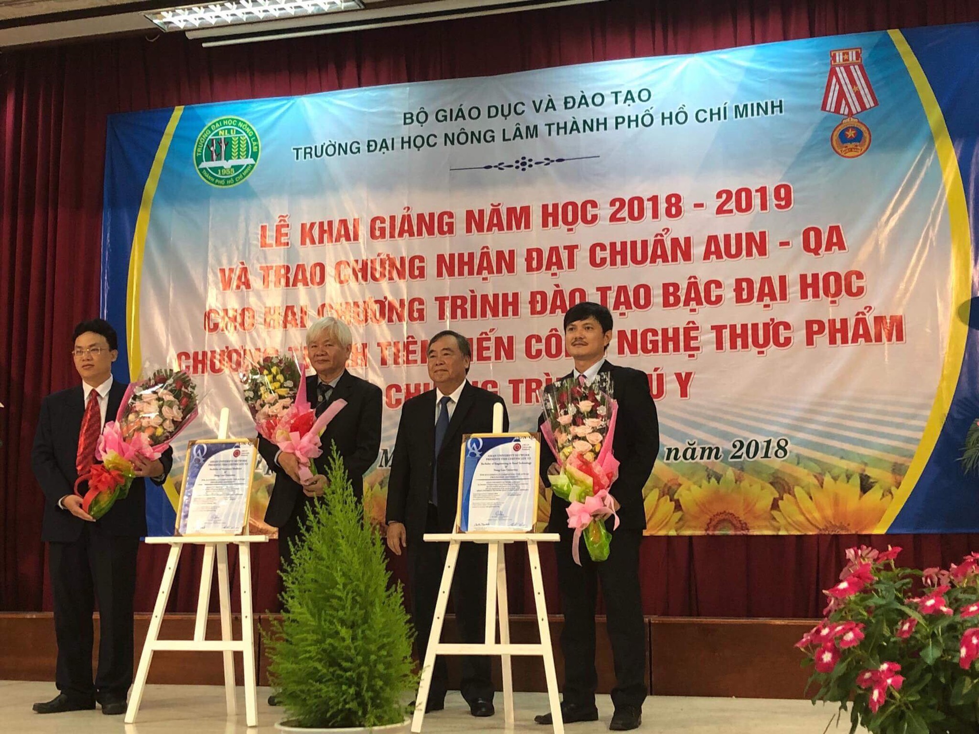 Hai chương trình của Trường ĐH Nông Lâm TP HCM đạt chuẩn AUN-QA
