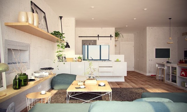 Căn hộ 100 m2 mang phong c&aacute;ch Bắc &Acirc;u - Ảnh 1.