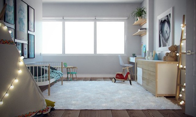 Căn hộ 100 m2 mang phong c&aacute;ch Bắc &Acirc;u - Ảnh 8.