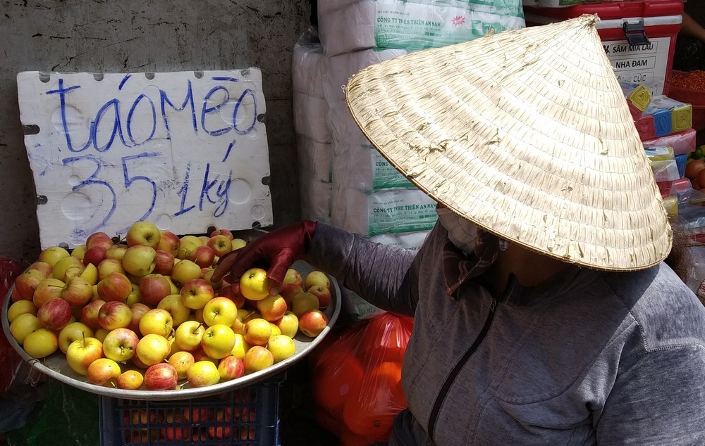 Táo mini Trung Quốc đội lốt “táo mèo” Hà Giang