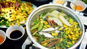 Độc đáo hương vị cá linh non đầu mùa lũ