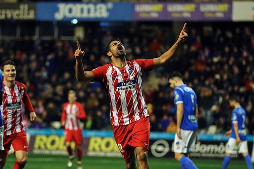 Diego Costa nổ súng ngày tái xuất Atletico ở Cúp Nhà vua