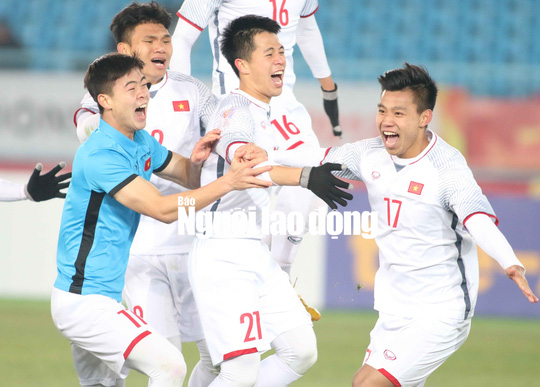 Hơn 15 tỉ đồng tiền thưởng cho U23 Việt Nam