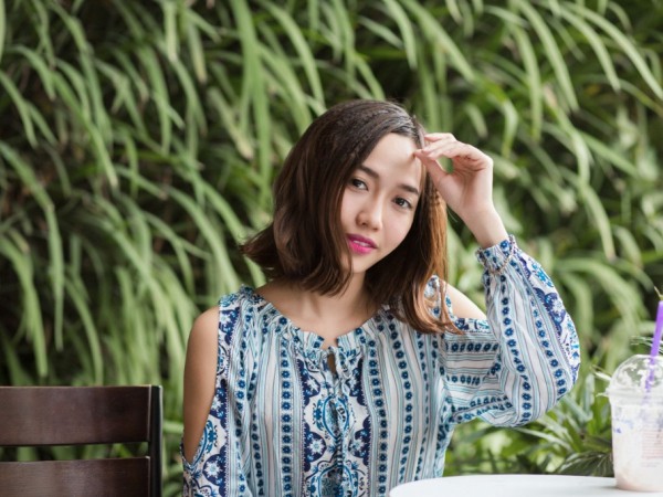 Diệu Nhi khoái "làm" mẹ đơn thân