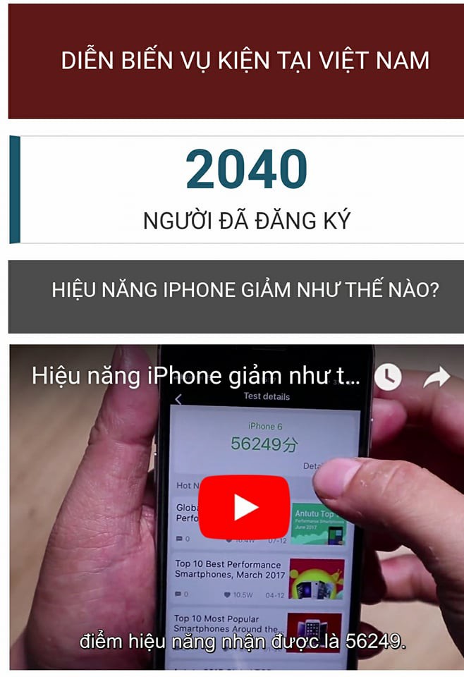 Đã có hơn 2.000 người Việt đăng ký tham gia kiện Apple