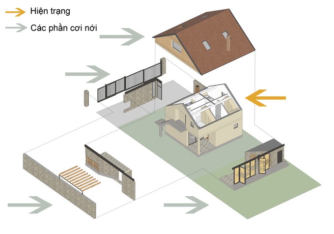 Ngôi nhà cấp bốn sửa xong lung linh như đèn lồng - Ảnh 2.