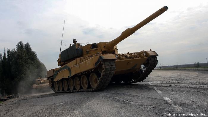 Đức ngồi trên đống lửa vì TNK dùng xe tăng Leopard đánh người Kurd