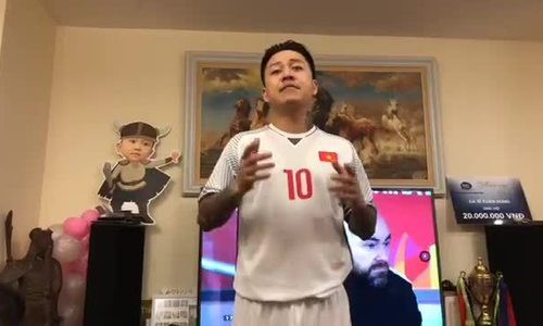 Khoảnh khắc sao Việt mừng U23 Việt Nam chiến thắng - Ảnh 12.