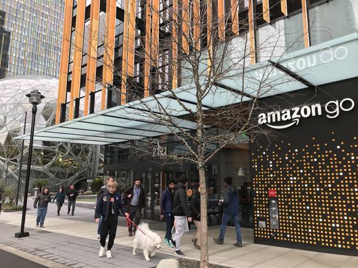 “Phát sốt” với cửa hàng không quầy tính tiền của Amazon - Ảnh 1.