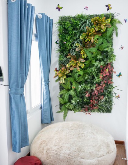 Tự làm tường hoa giả đón Tết chỉ với một triệu đồng - Ảnh 4.