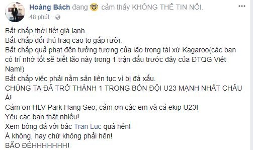 Sao Việt vỡ òa cùng chiến thắng của U23 Việt Nam - Ảnh 7.