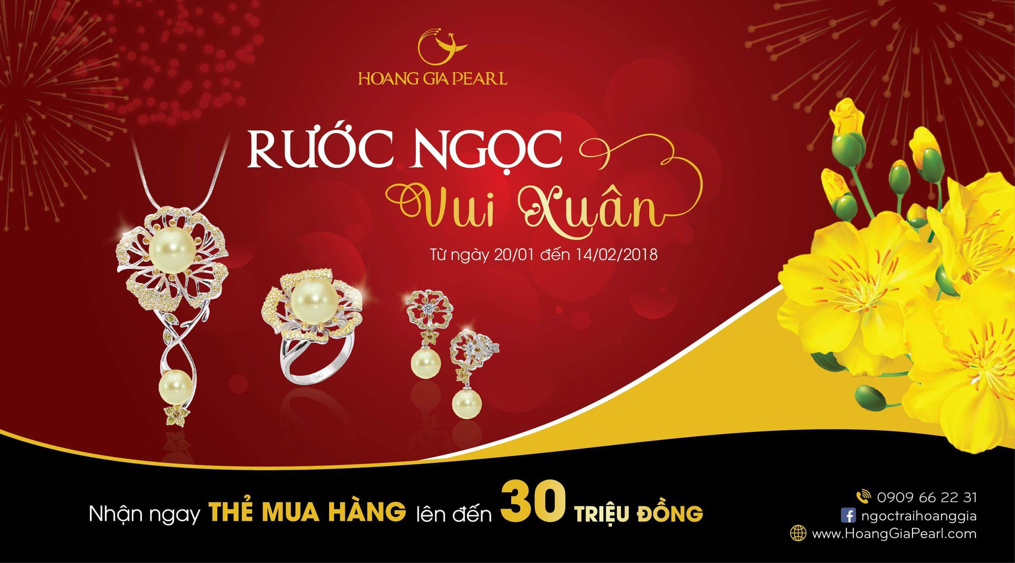 Hoàng Gia Pearl “lì xì” Tết cho khách hàng đến 30 triệu đồng