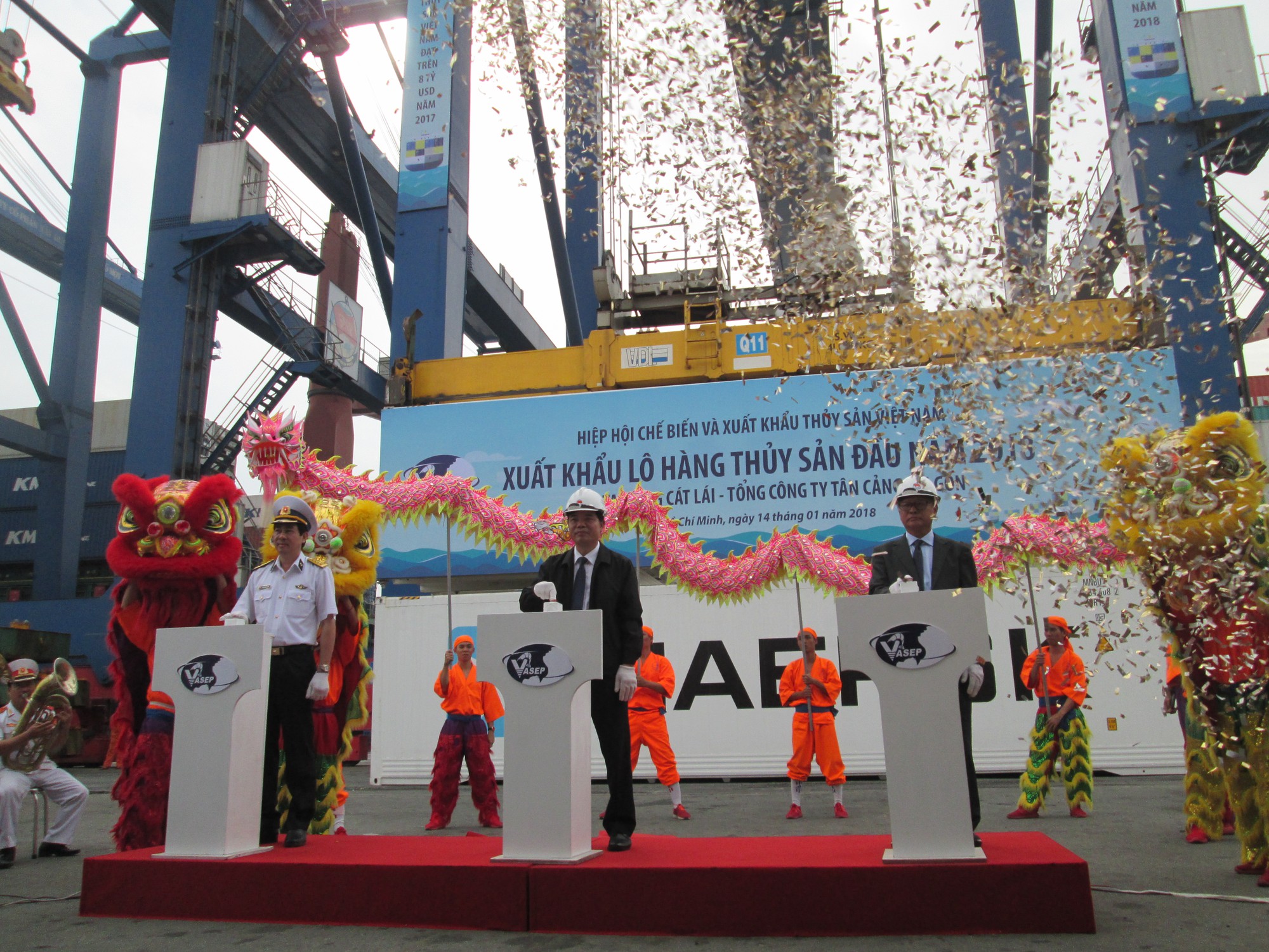 Xuất khẩu lô hàng thủy sản đầu tiên năm 2018