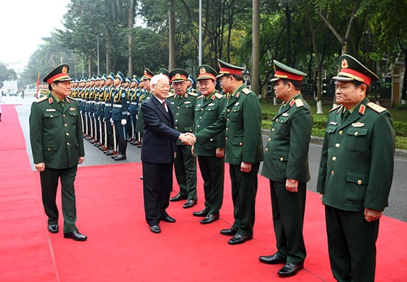 Tổng B&iacute; thư, Chủ tịch nước chỉ đạo Hội nghị qu&acirc;n ch&iacute;nh to&agrave;n qu&acirc;n - Ảnh 2.
