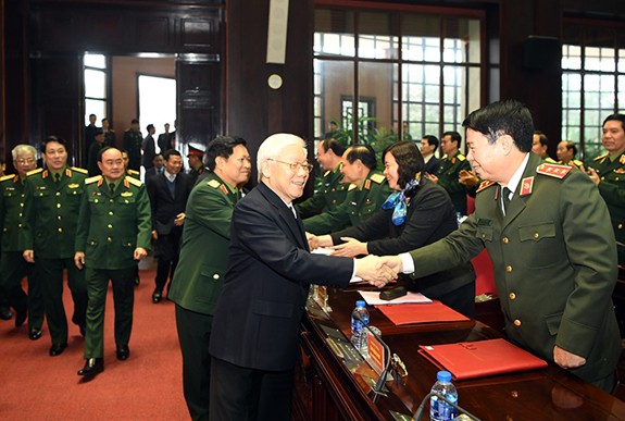 Tổng B&iacute; thư, Chủ tịch nước chỉ đạo Hội nghị qu&acirc;n ch&iacute;nh to&agrave;n qu&acirc;n - Ảnh 3.