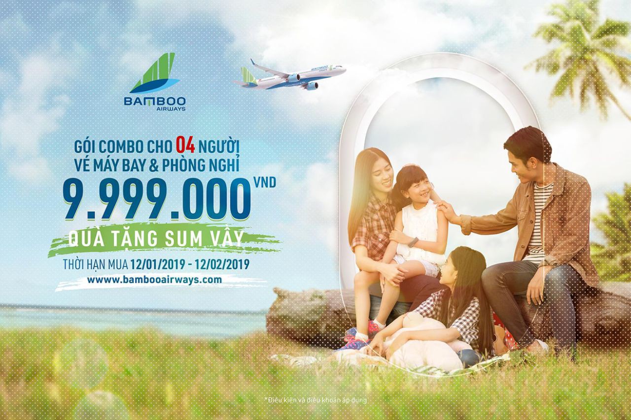 Bamboo Airways cất c&aacute;nh từ ng&agrave;y 16-1: Gi&aacute; v&eacute; thấp nhất từ 149.000 VND - Ảnh 1.