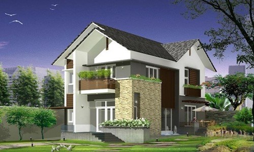 10 mẫu biệt thự 2 tầng 70m2 đơn giản mà hiện đại - Ảnh 5.