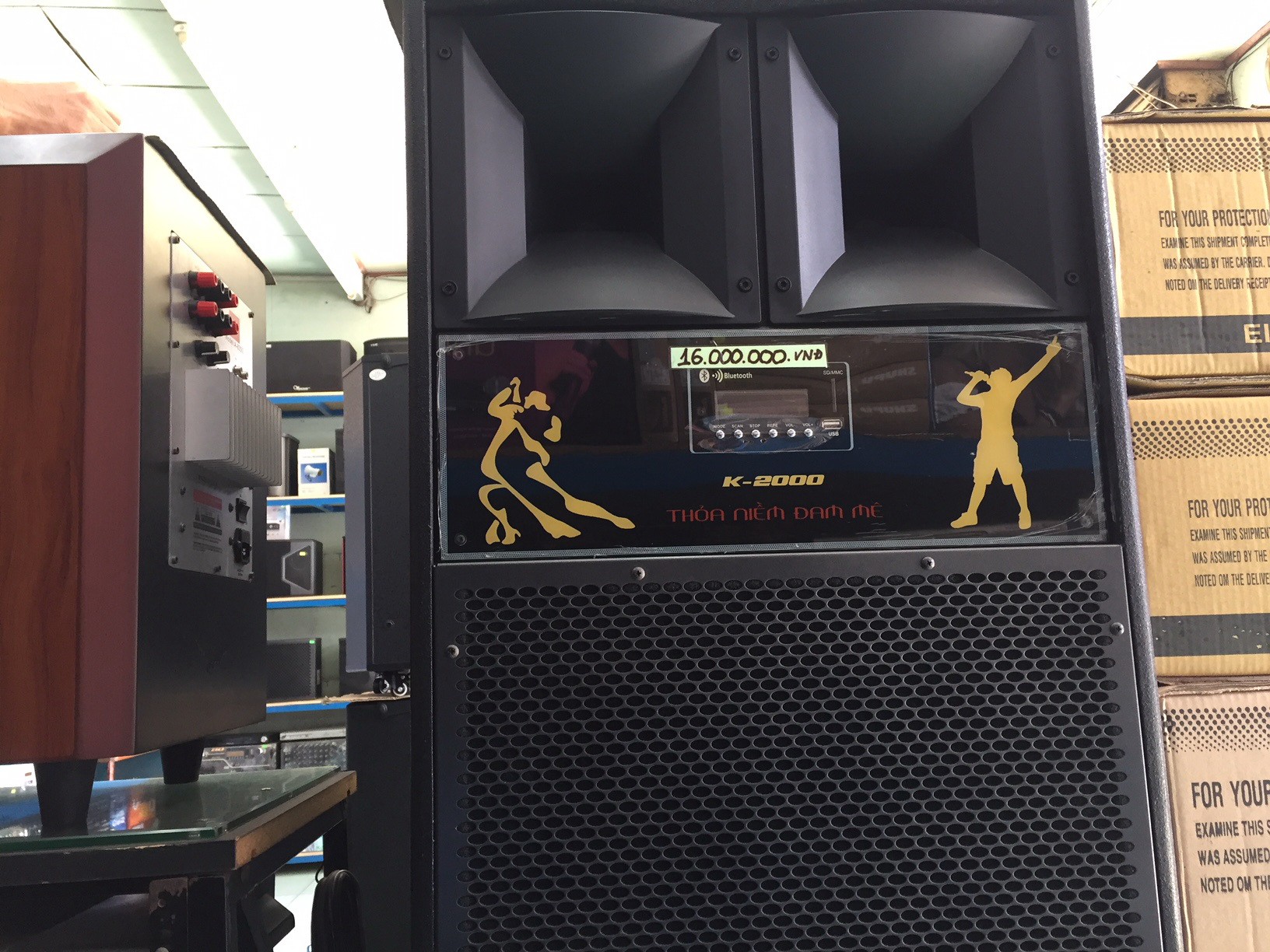 Loa kéo hát karaoke đắt hàng dịp Tết - Ảnh 1.