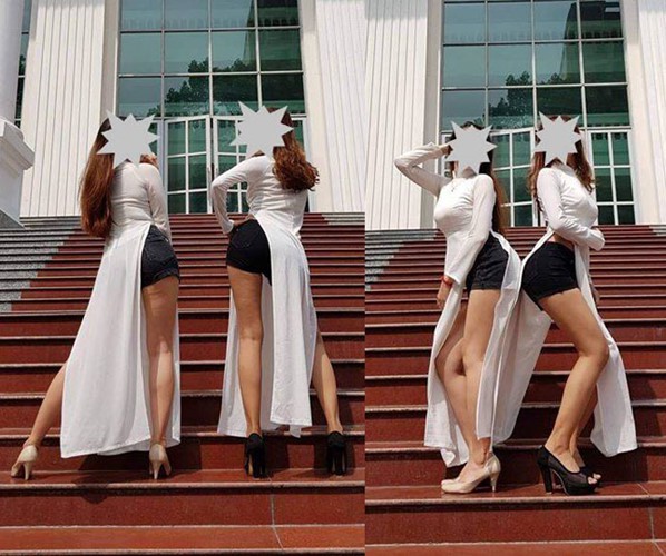 Thảm họa thời trang khi mỹ nh&acirc;n Việt diện &aacute;o d&agrave;i phản cảm - Ảnh 1.