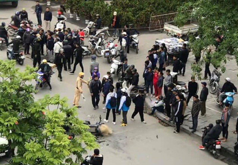 Trích xuất camera không có việc CSGT Thanh Hóa “quăng lưới” trúng học sinh té ngã