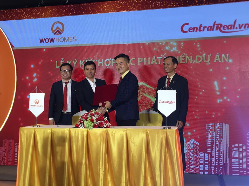 WowHomes và Central Real kết hợp tác phát triển dự án