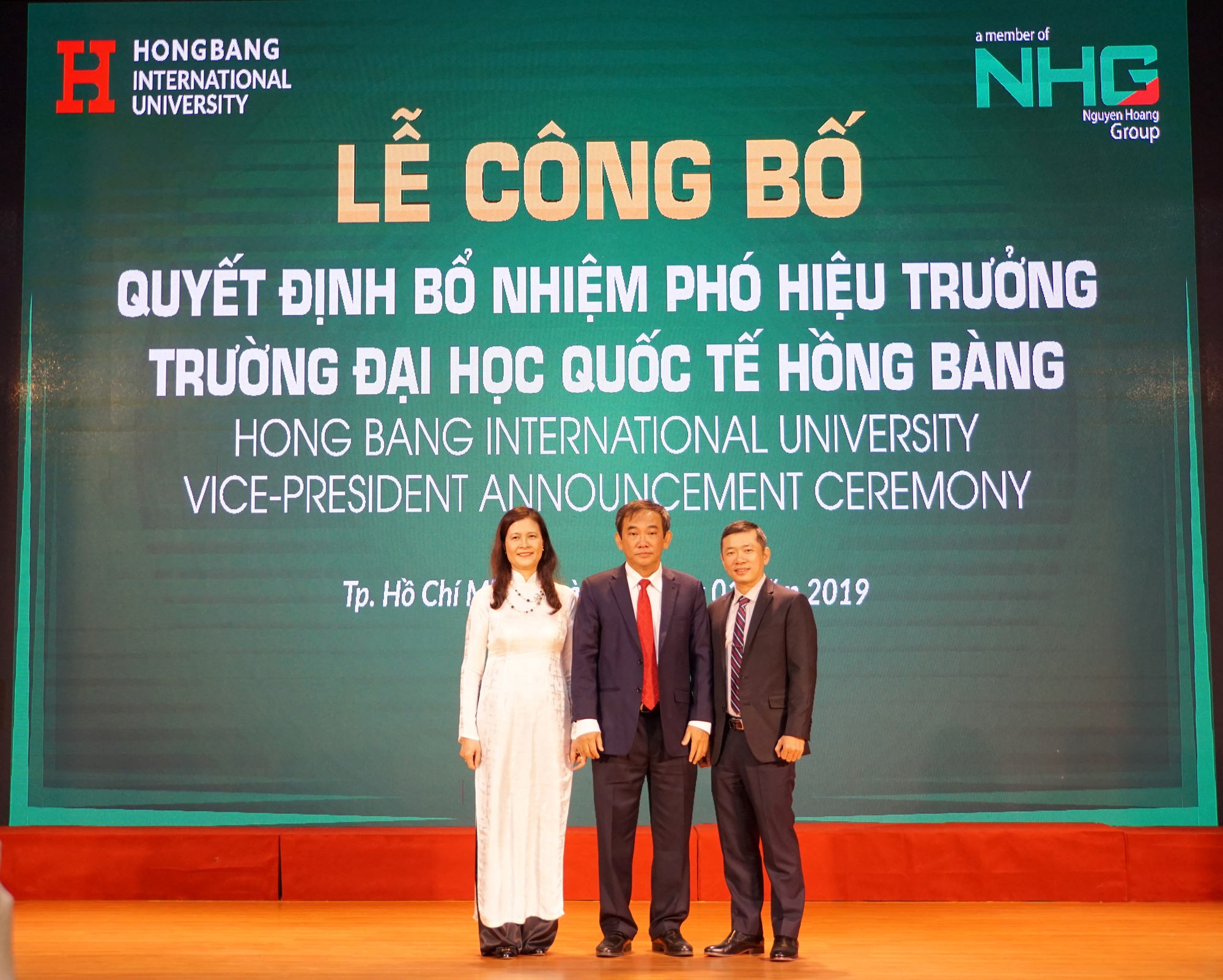 Trường ĐH Quốc tế Hồng B&agrave;ng bổ nhiệm 2 ph&oacute; hiệu trưởng - Ảnh 1.