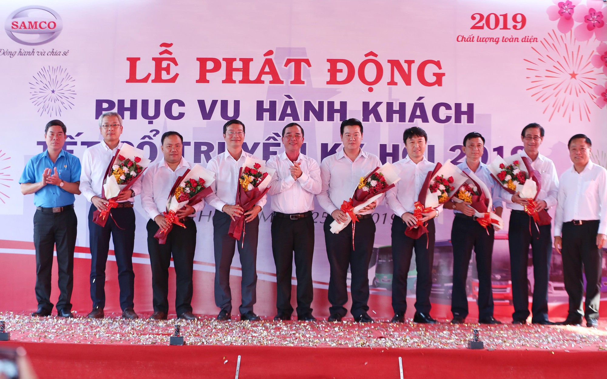 C&ocirc;ng đo&agrave;n SAMCO ph&aacute;t động thi đua vận tải v&agrave; chăm lo cho CNVC-LĐ Tết 2019 - Ảnh 1.