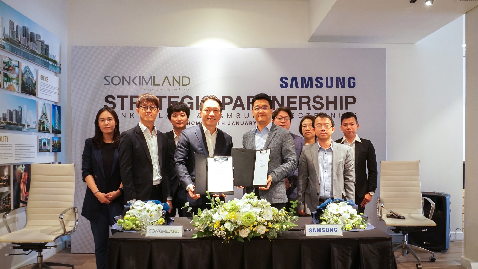 SonKim Land và Samsung Electronics ký kết hợp tác chiến lược