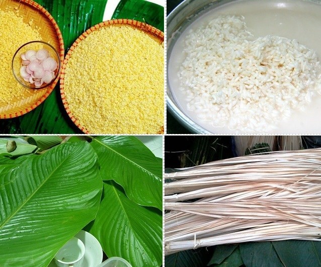 Hướng dẫn c&aacute;ch g&oacute;i b&aacute;nh chưng bằng khu&ocirc;n v&ocirc; c&ugrave;ng đẹp mắt - Ảnh 2.