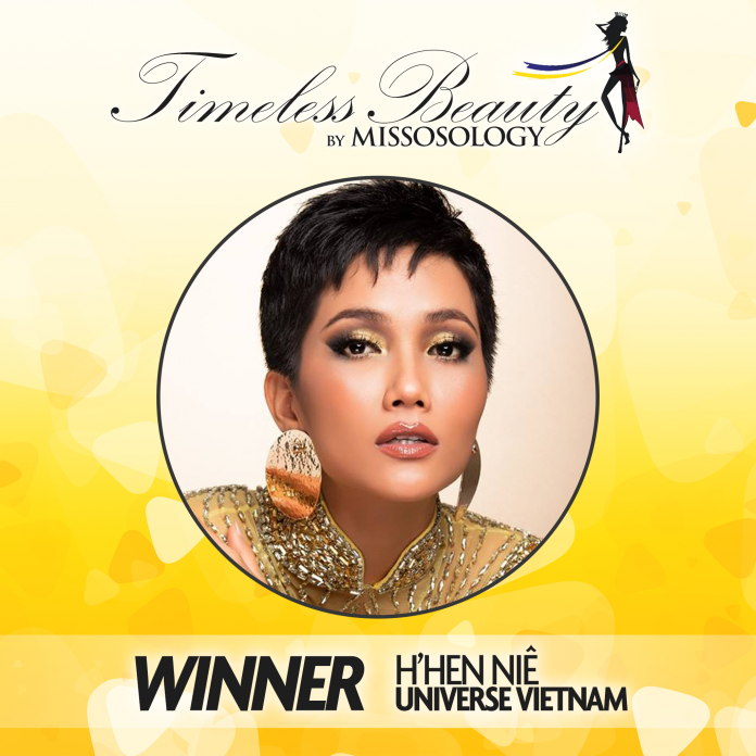 HHen Niê sở hữu Vẻ đẹp vượt thời gian 2018 - Ảnh 1.