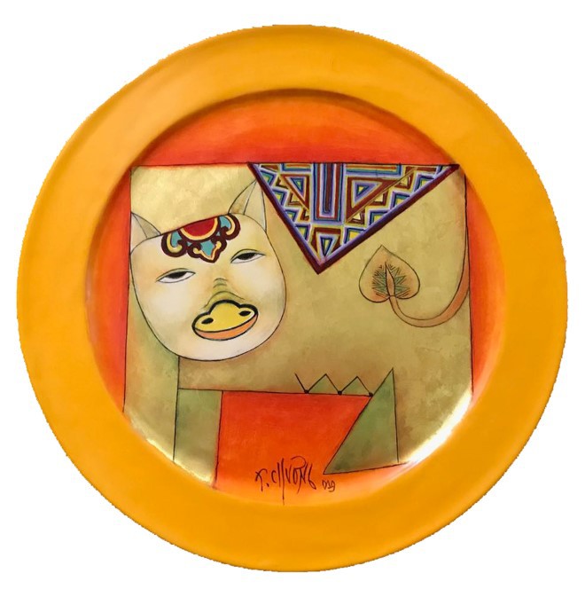 Ngắm heo tr&ecirc;n tranh Kỷ Hợi - Ảnh 7.