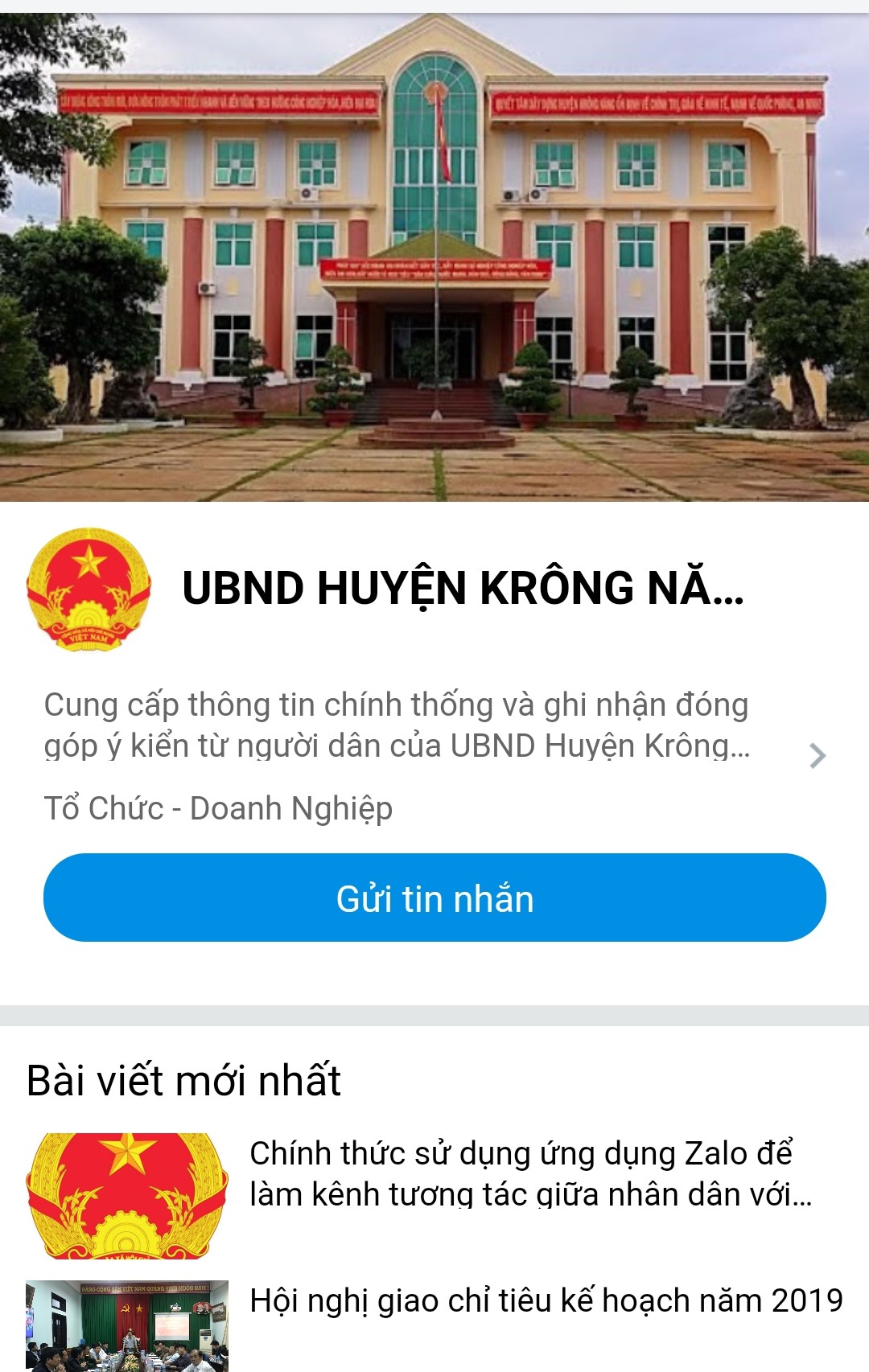 Một huyện miền núi liên kết với dân qua mạng xã hội