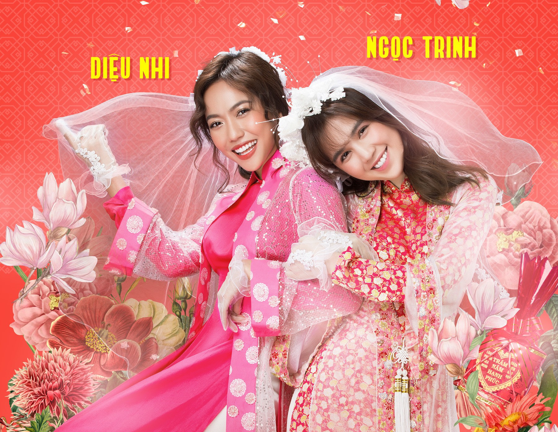 Ngọc Trinh, Diệu Nhi rực rỡ trong đám cưới miền Tây