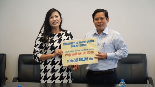 SAMCO ủng hộ chương trình "Xuân nhân ái - Tết yêu thương" 300 triệu đồng