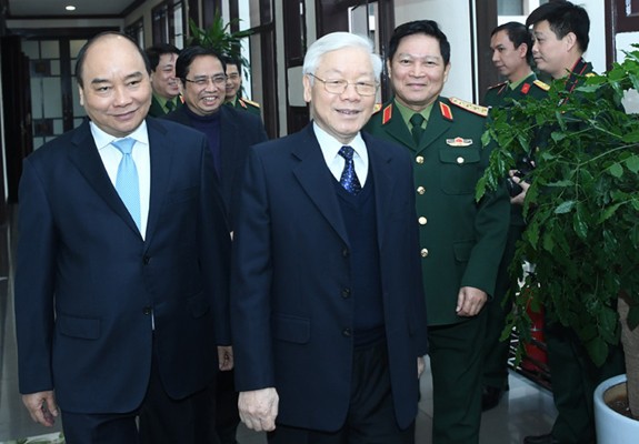 Tổng Bí thư, Chủ tịch nước chủ trì hội nghị Quân ủy Trung ương - Ảnh 2.