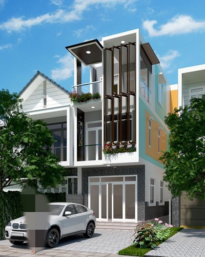 10 mẫu nhà phố hướng Tây đẹp quên sầu - Ảnh 2.