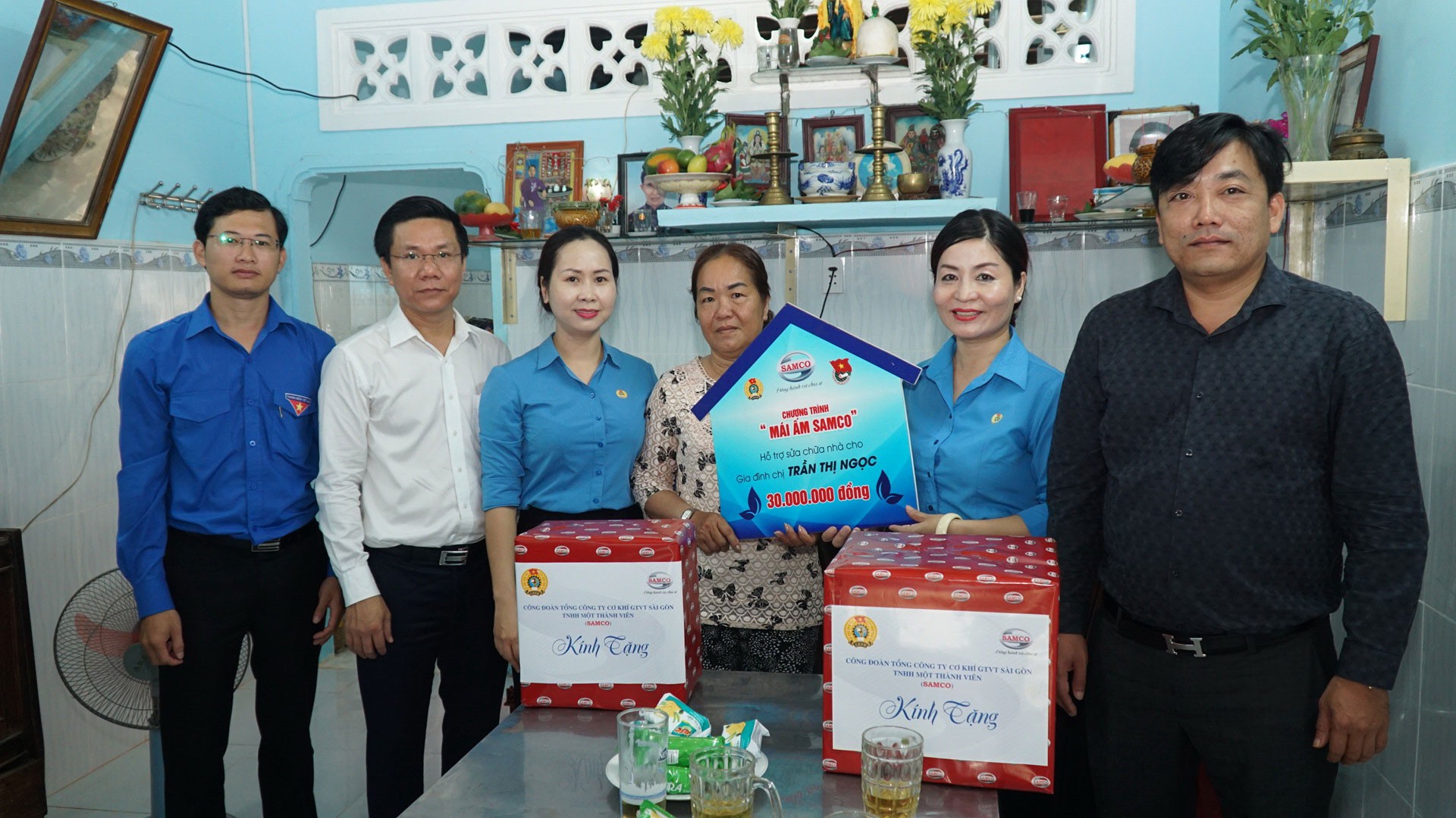 San sẻ với đoàn viên khó khăn