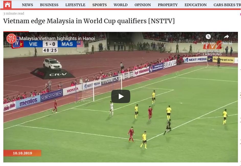 B&aacute;o ch&iacute; Malaysia rất ấm ức với chiến thắng của Việt Nam - Ảnh 3.