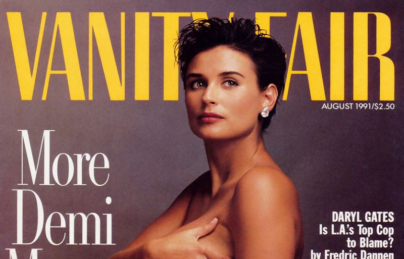 Demi Moore từng sốc khi ảnh "bà bầu khỏa thân" bị chỉ trích