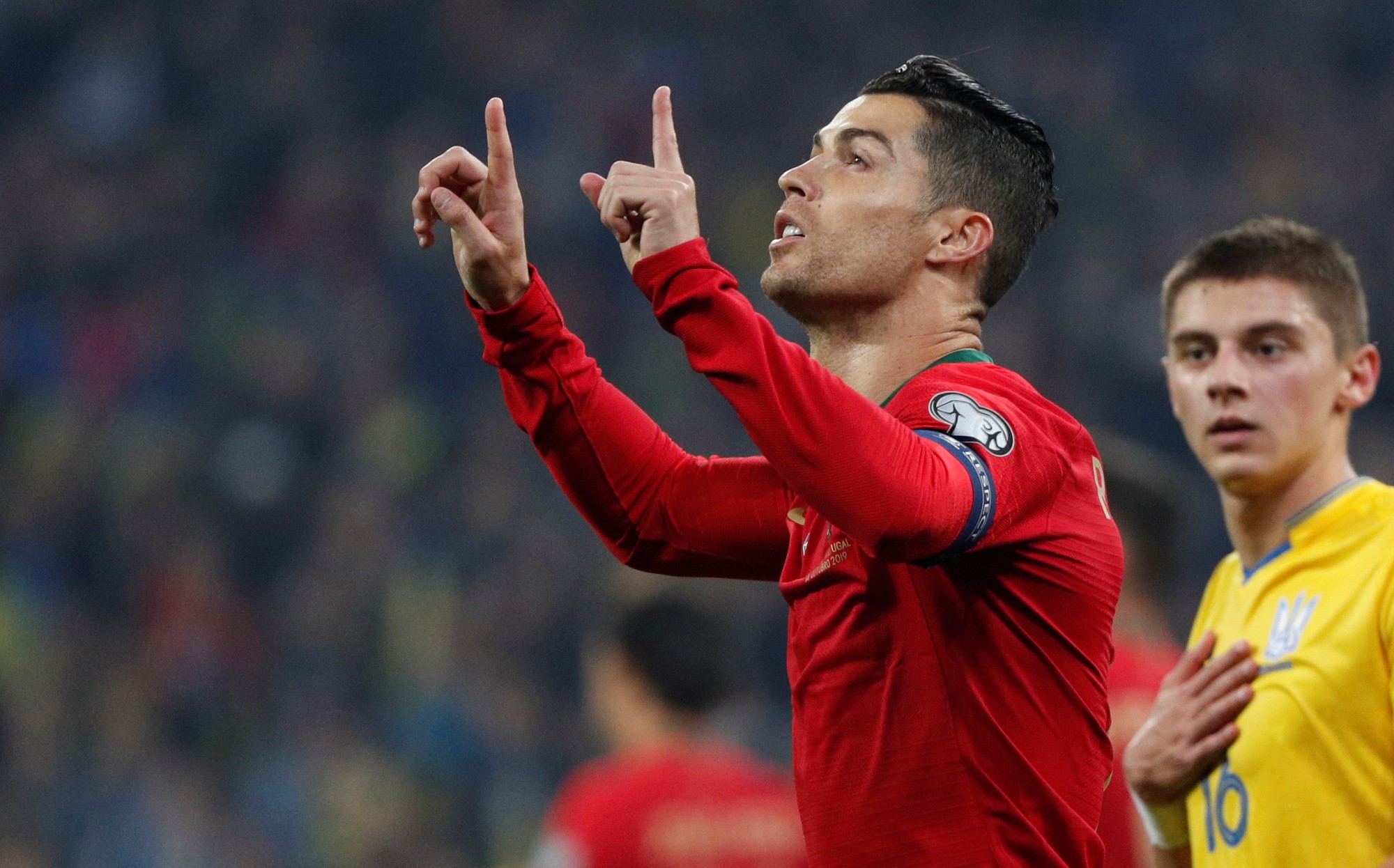 Ronaldo lập kỷ lục, Bồ Đ&agrave;o Nha vẫn trắng tay trước Ukraine - Ảnh 5.