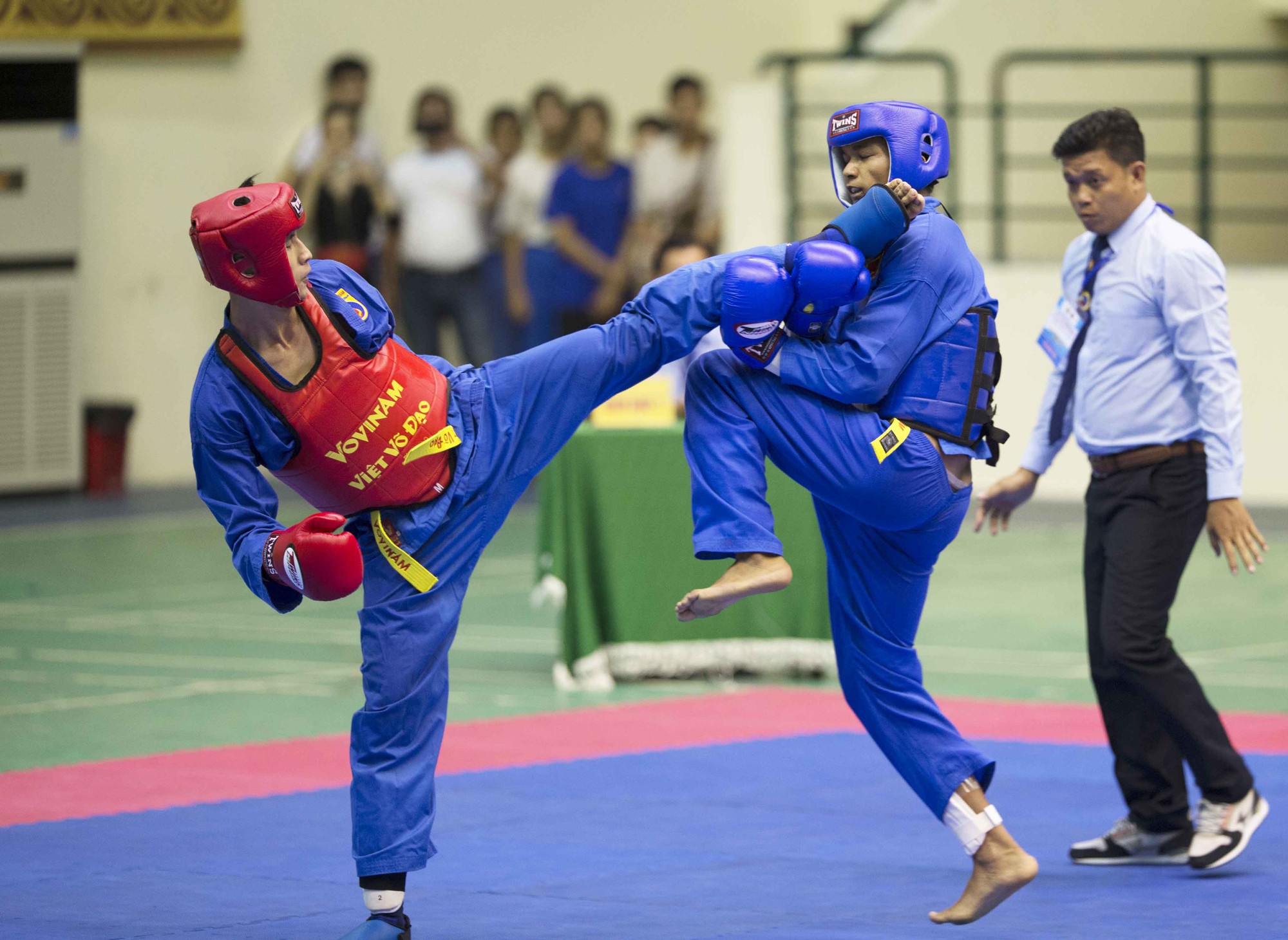 Gần 400 VĐV tranh tài Giải vô địch Vovinam toàn quốc 2019 - Ảnh 1.