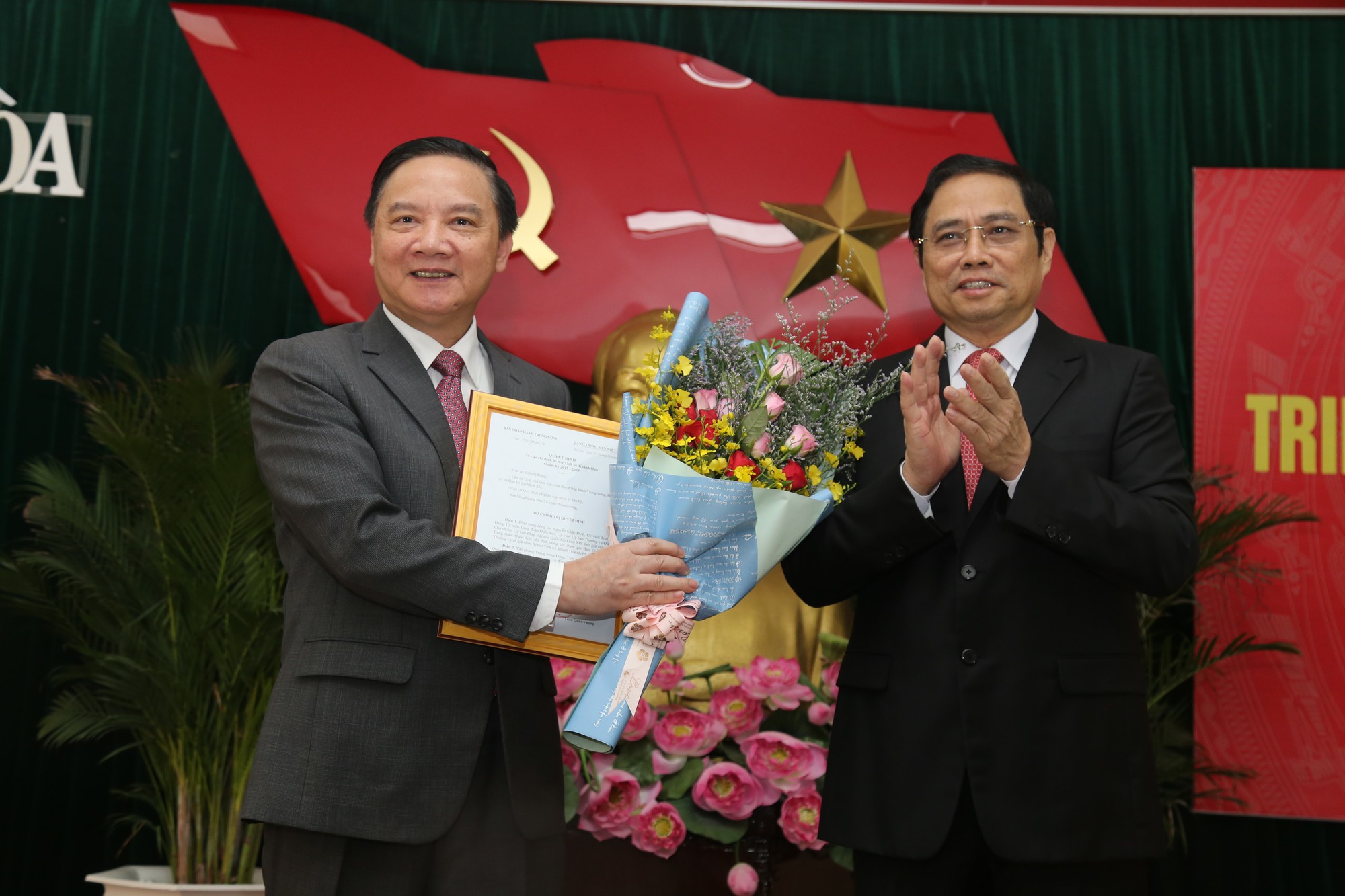 Công bố ông Nguyễn Khắc Định làm Bí thư Tỉnh ủy Khánh Hòa