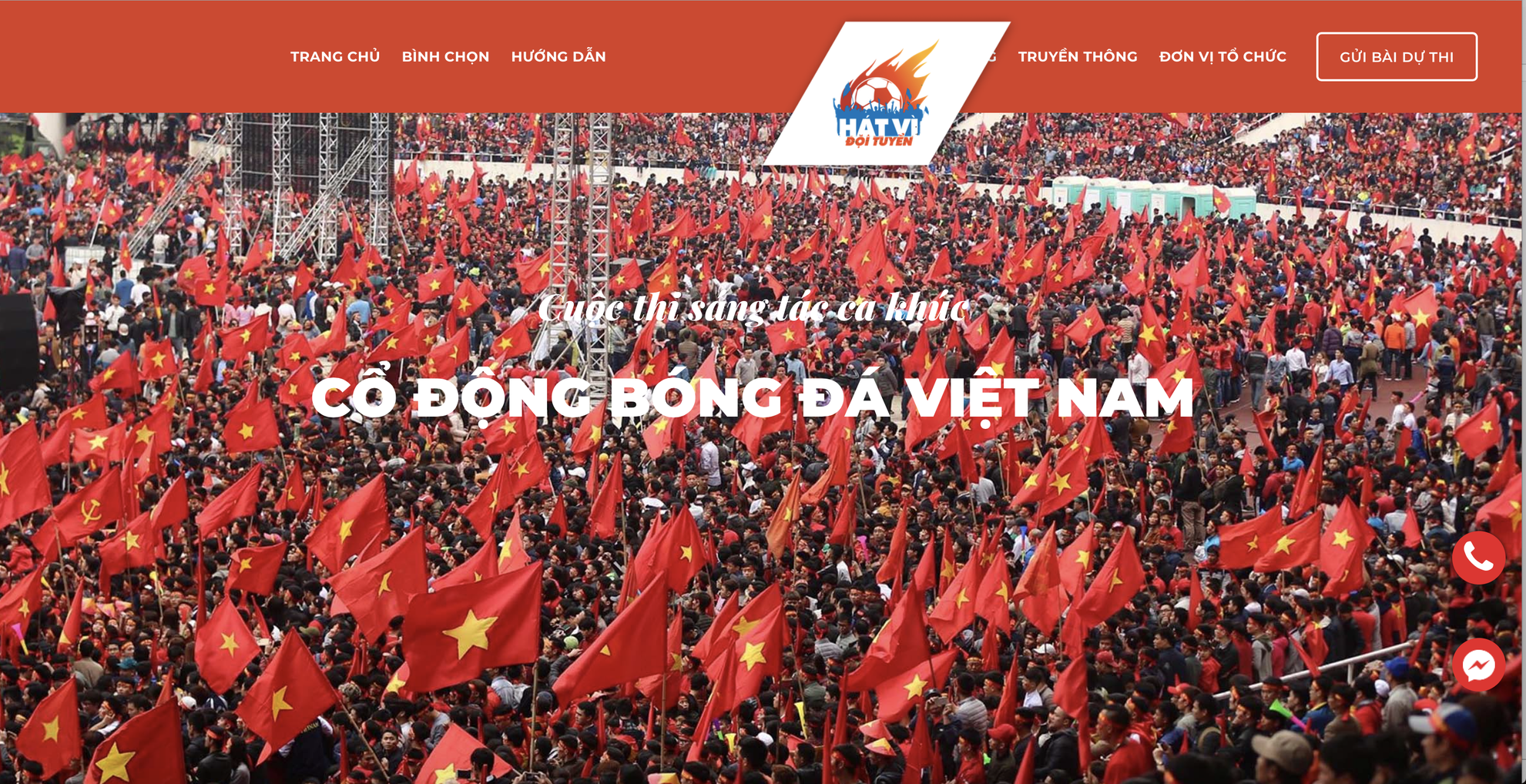 Cuộc thi sáng tác "Bài hát cổ động bóng đá Việt Nam": Tăng tốc về đích
