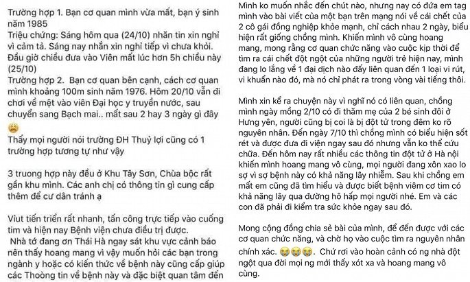 Kết quả điều tra ch&iacute;nh thức về tin đồn virus lạ khiến 2 phụ nữ tử vong v&igrave; vi&ecirc;m cơ tim - Ảnh 2.