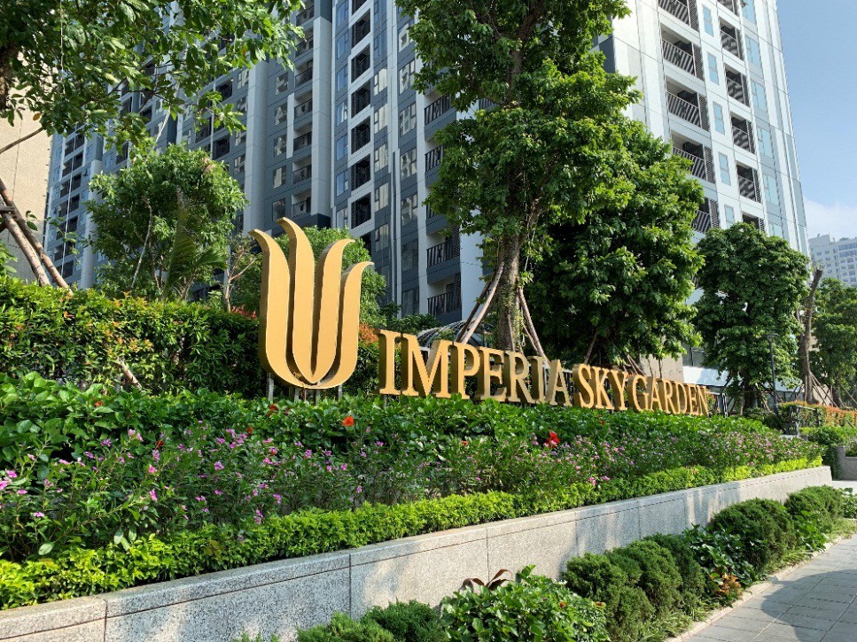 Imperia Sky Garden trước thời điểm chuẩn bị ch&agrave;o đ&oacute;n cư d&acirc;n - Ảnh 1.